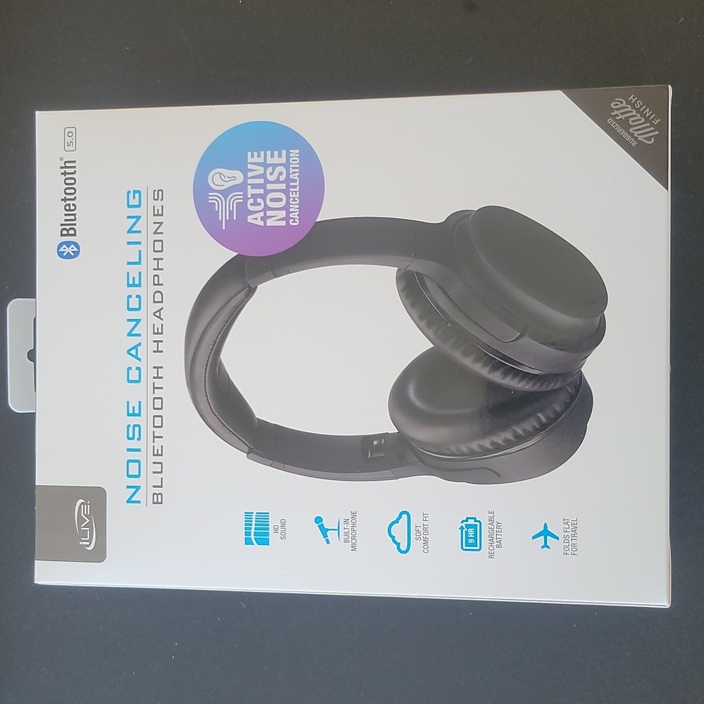 COPY - iLive Noise Canceling Bluetooth Headphones
